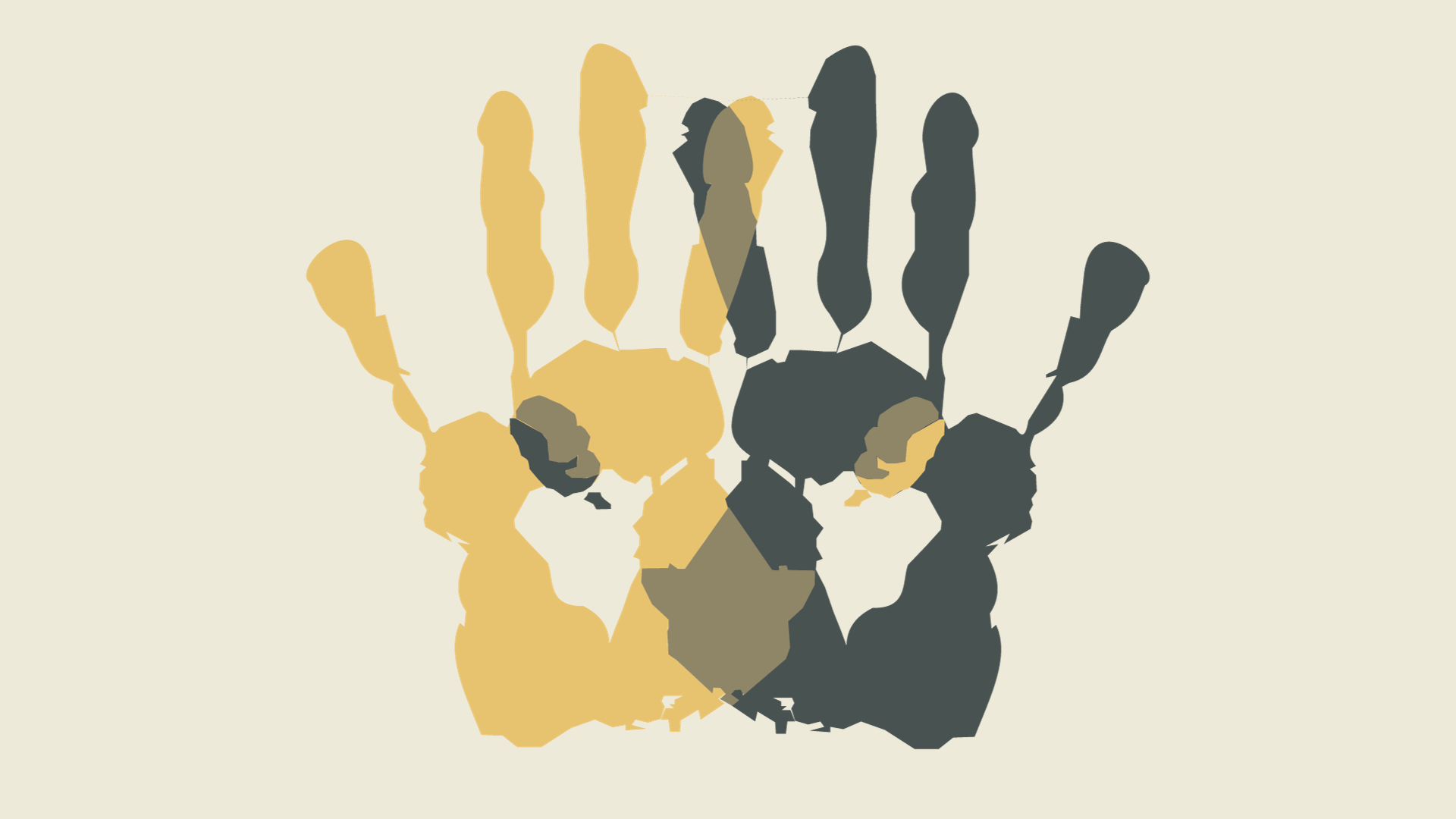 Blue Yellow Volunteers Needed Ukraine Poster with Hands